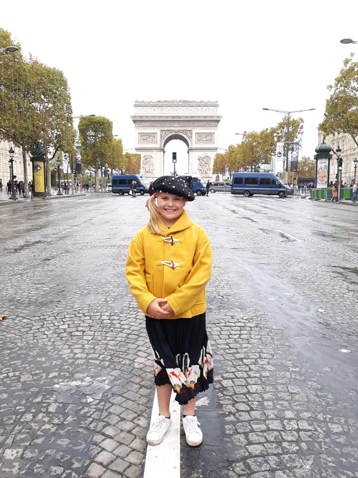 Miss Ding living her dream in Paris